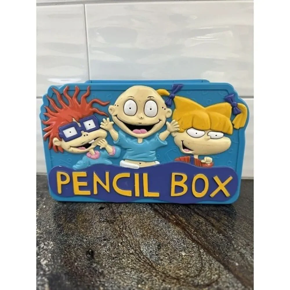 Rugrats Vintage 3D Pencil Box - Viacom International - 1998 - Nickelodeon- Retro